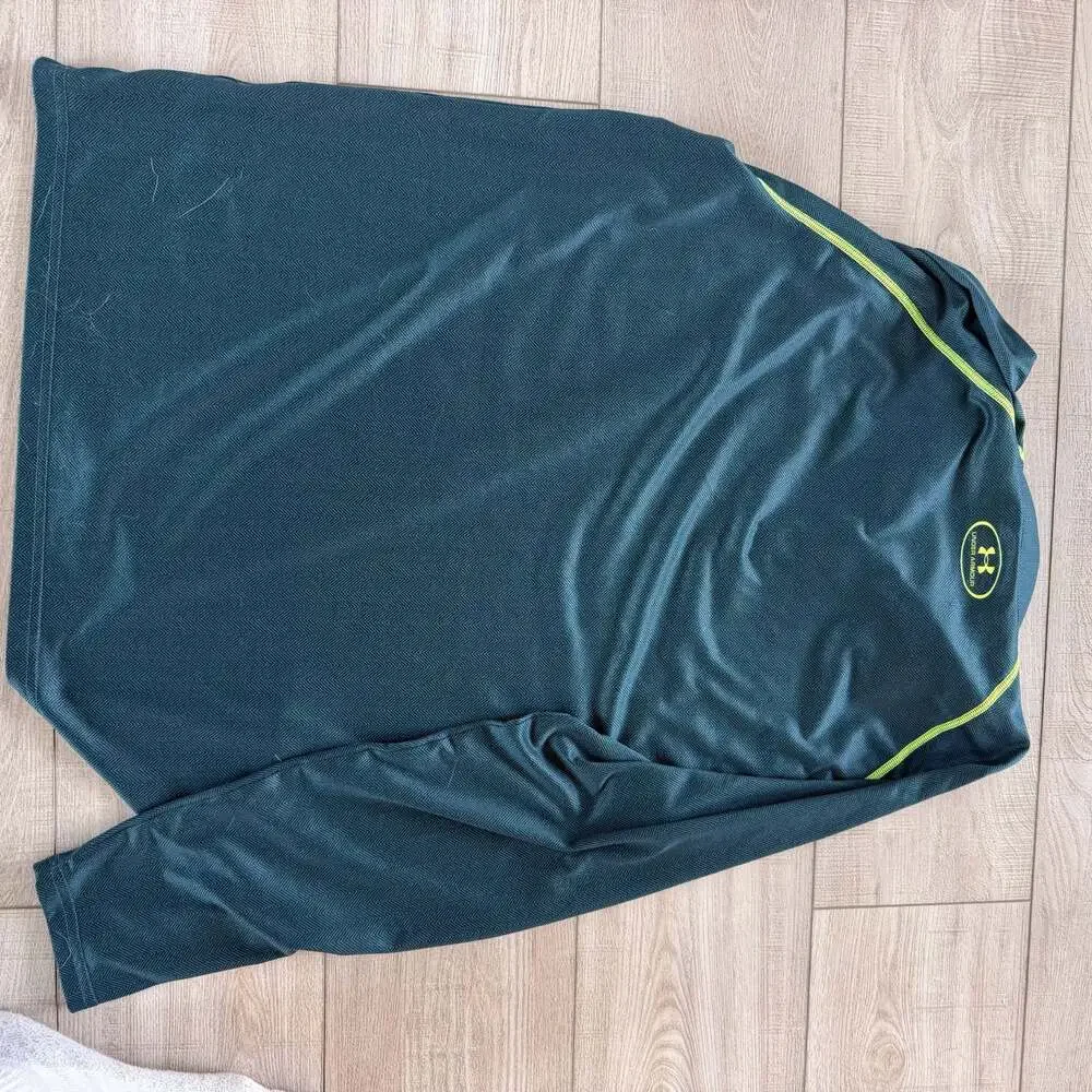 Under Armour Quarter Zip Pullover Mens XL Teal
